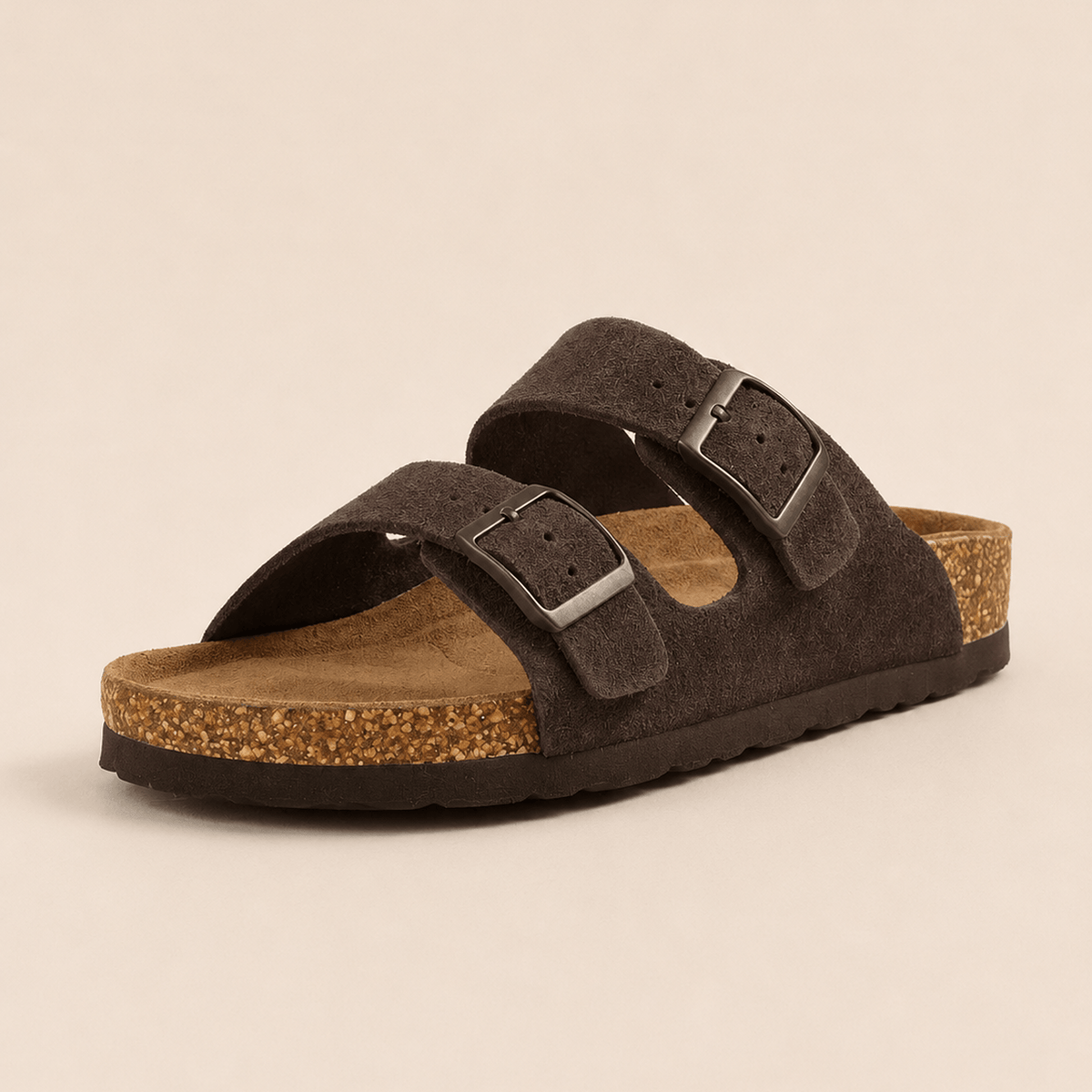 Premium Genuine Suede Sandals by Qomfrt