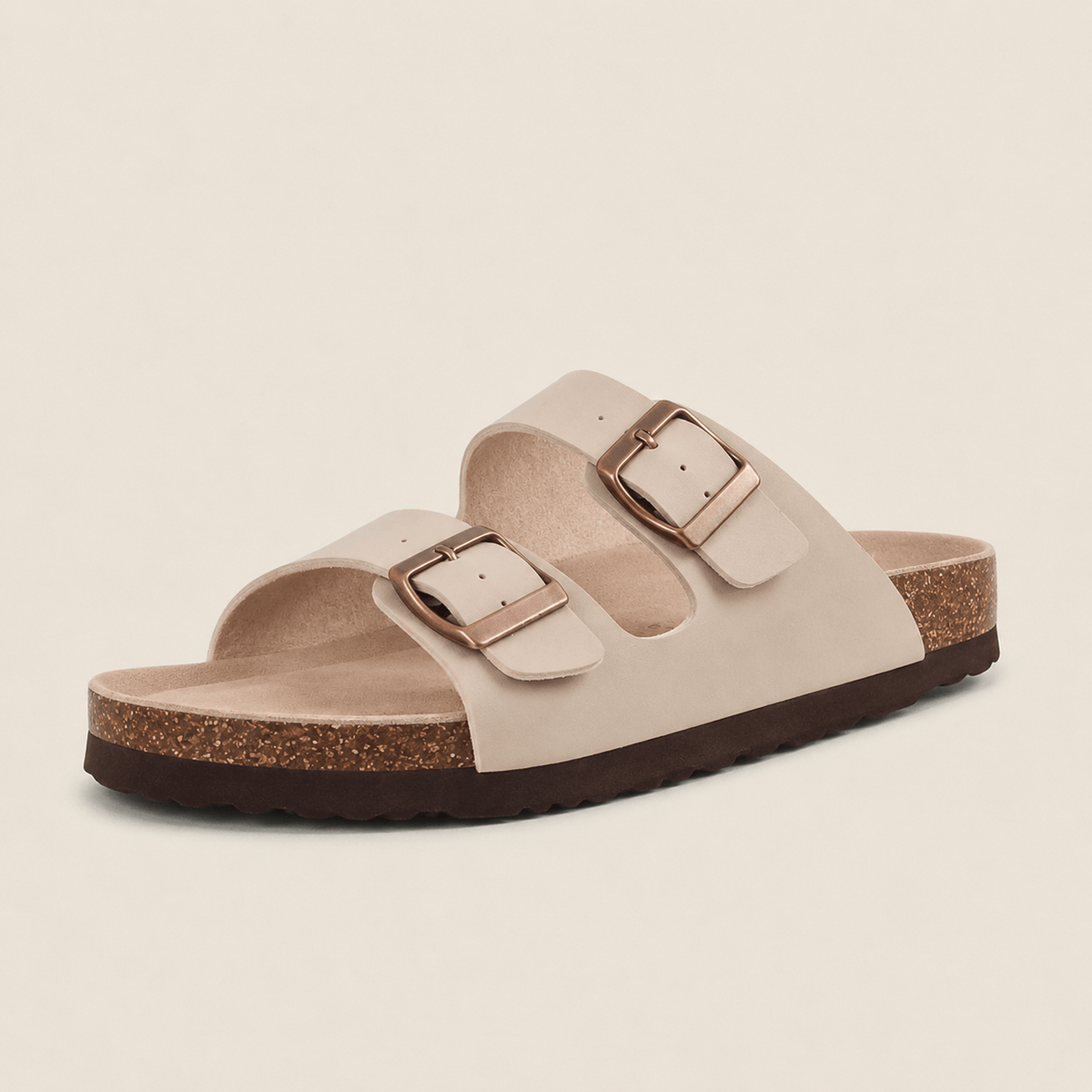 Summer Cork Sandals by Qomfrt